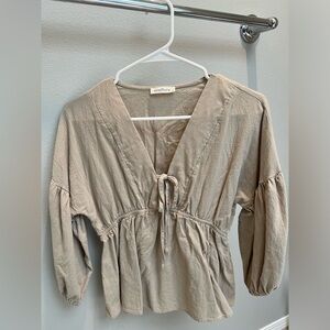 Neuflora cotton babydoll top.